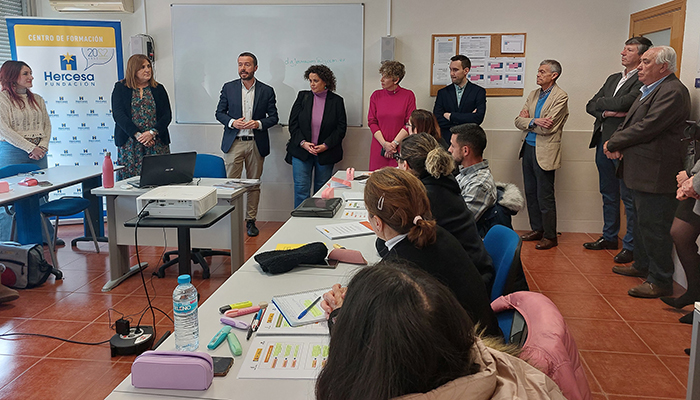 El Gobierno regional financia la formación de 90 personas a través de los cursos de Formación para el Empleo de la Fundación Hercesa