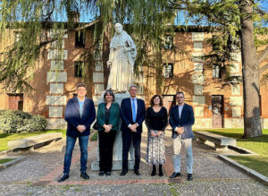 El rector de la Universidad de Alcalá y la presidenta de CEOE-Cepyme Guadalajara mantienen un encuentro de trabajo