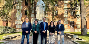 El rector de la Universidad de Alcalá y la presidenta de CEOE-Cepyme Guadalajara mantienen un encuentro de trabajo