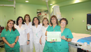 El servicio de Radiodiagnóstico del Hospital Virgen de la Luz de Cuenca, reconocido por su labor en el reciclaje del contraste yodado