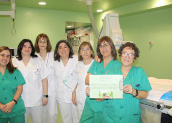 El servicio de Radiodiagnóstico del Hospital Virgen de la Luz de Cuenca, reconocido por su labor en el reciclaje del contraste yodado