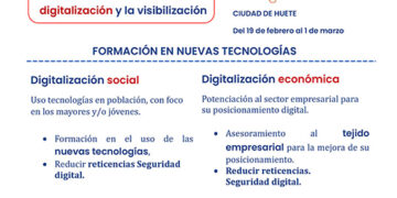 Huete participa en el programa RuralTIC para potenciar la digitalización