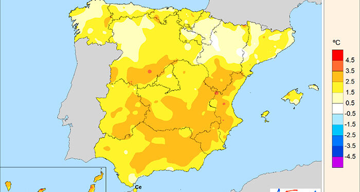 La AEMET confirma que el mes pasado fue el enero más cálido desde que hay registros