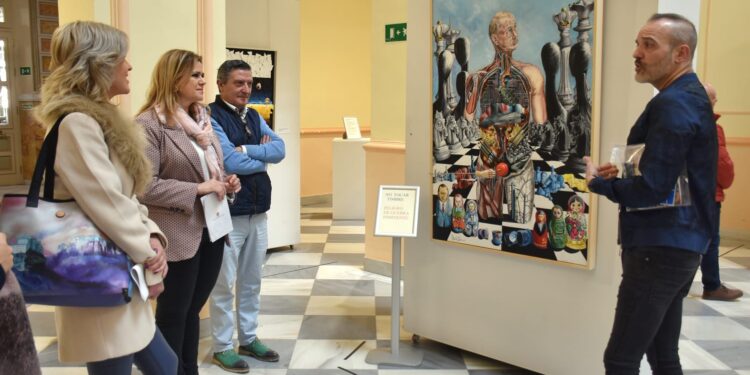 La Diputación de Cuenca acoge una exposición de Alberto Malo en un estilo surrealista y con muchos homenajes a Cuenca