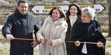 Inaugurada la rehabilitación de los 8 kilómetros que separan Algarra y El Cubillo