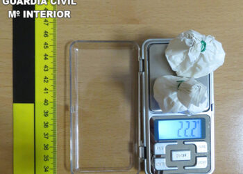 La Guardia Civil de Cuenca detiene a una persona con 32 gramos de cocaína en Minglanilla