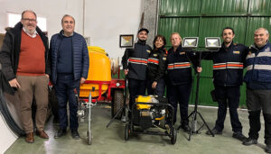La Junta dota con nuevo material a la Agrupación de Protección Civil de Santa María de los Llanos