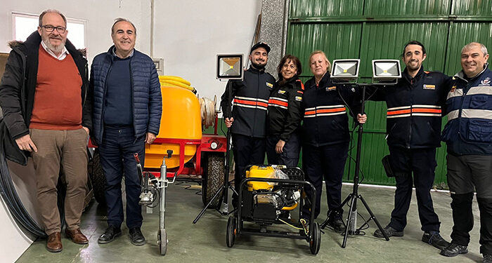 La Junta dota con nuevo material a la Agrupación de Protección Civil de Santa María de los Llanos 1 La Junta dota con nuevo material a la Agrupación de Protección Civil de Santa María de los Llanos