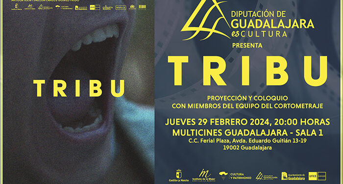La película ‘Tribu’, cofinanciada por la Diputación, se estrena el 29 de febrero en los Multicines Guadalajara