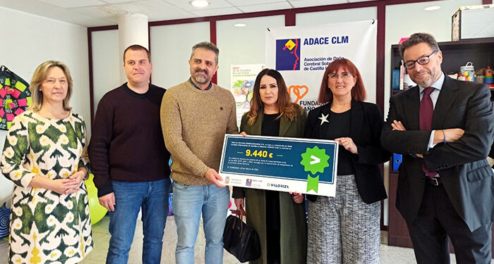 La plantilla de Valoriza dona cerca de 10.000 euros a la Asociación de Daño Cerebral Sobrevenido de Castilla-La Mancha