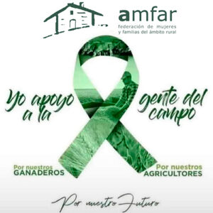 Las mujeres rurales de AMFAR apoyan las concentraciones de los agricultores y ganaderos