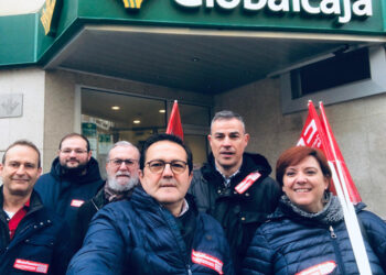 Más del 85% de las personas trabajadoras de Banca, Ahorro y Cooperativas de crédito secundan en Castilla-La Mancha la primera huelga parcial del todo el sector financiero