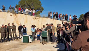 Primera suelta de linces ibéricos en el área de reintroducción ‘Campos de Hellín’ en la provincia de Albacete
