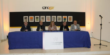 Rafael Canogar presenta en la FAP Los Pilares de la Luz, muestra dentro de proyecto MENÚ-Cuadernos de Poesía