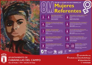 Una decena de actos en Cabanillas del Campo en torno al 8M de este año, bajo el lema “Mujeres referentes”
