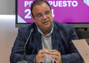 Víctor Morejón llama «gilipollas» al concejal del PSOE Juan Flores durante el Pleno del Ayuntamiento de Guadalajara