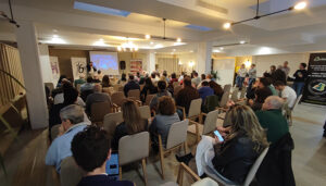 Chapu Apaolaza y sus 'miedos' fueron los protagonistas de la charla taurina organizada por la Asociación '16 de Agosto'
