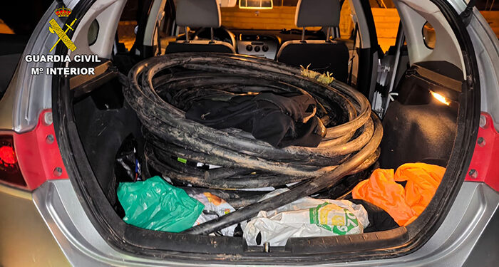 Desarticulado un grupo criminal dedicado al robo de cable telefónico en Guadalajara 1 Desarticulado un grupo criminal dedicado al robo de cable telefónico en Guadalajara