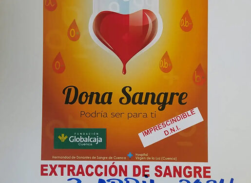 Donación de sangre en Huete el 3 de abril en el Ayuntamiento 1 Donación de sangre en Huete el 3 de abril en el Ayuntamiento