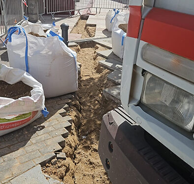 Finalizan las obras de mejora del suministro de agua en el casco histórico de Cabanillas