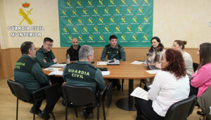 La Guardia Civil organiza una reunión con personal de la Delegación Provincial de la Consejería de Bienestar de Cuenca