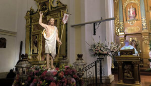 La Iglesia de Cabanillas estrena una nueva talla de Cristo Resucitado