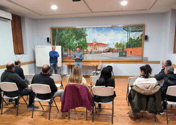 Los adjudicatarios de los huertos urbanos de Cabanillas se forman antes de comenzar a trabajarlos