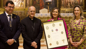 Mercedes Castellano pregona la Semana Santa en Guadalajara con un recorrido hacia su fe y la esencia de las cofradías