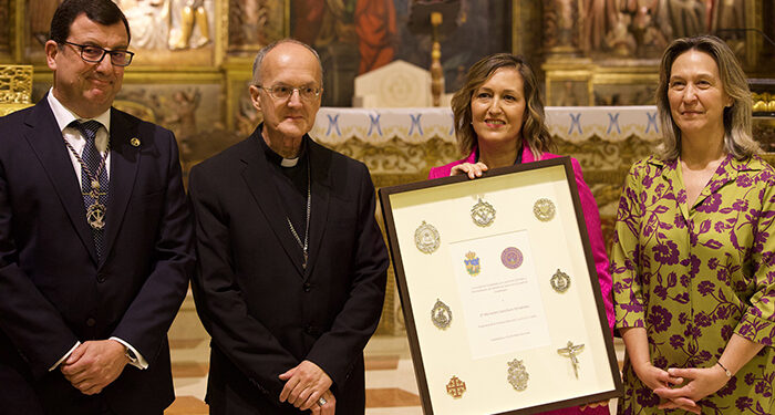 Mercedes Castellano pregona la Semana Santa en Guadalajara con un recorrido hacia su fe y la esencia de las cofradías