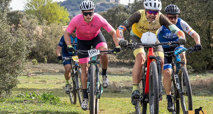 Pedro Guillén y Paula Jarque, primeros vencedores del XV Circuito MTB Diputación en la Sierra Jarameña