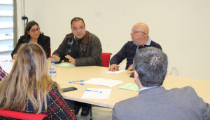 Representantes de Fedeco mantienen una reunión con la Concejalía de Comercio del Ayuntamiento de Guadalajara