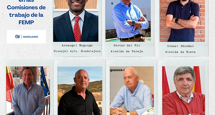 Siete representantes del PP de Guadalajara forman parte de diferentes comisiones de trabajo de la FEMP
