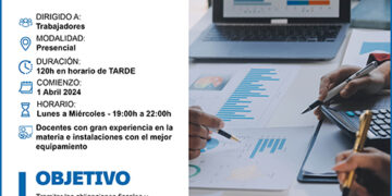 Últimas plazas para el curso gratuito de contabilidad digitalizada y fiscalidad de CEOE-Cepyme Guadalajara
