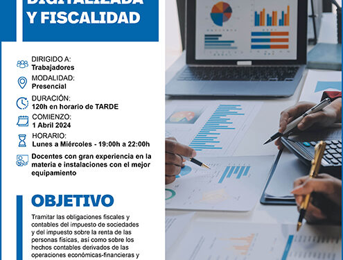 Últimas plazas para el curso gratuito de contabilidad digitalizada y fiscalidad de CEOE-Cepyme Guadalajara 1 Últimas plazas para el curso gratuito de contabilidad digitalizada y fiscalidad de CEOE-Cepyme Guadalajara