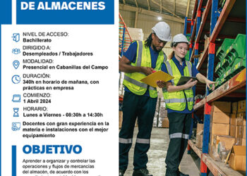 Últimas plazas para el curso gratuito de organización y gestión de almacenes de CEOE-Cepyme Guadalajara