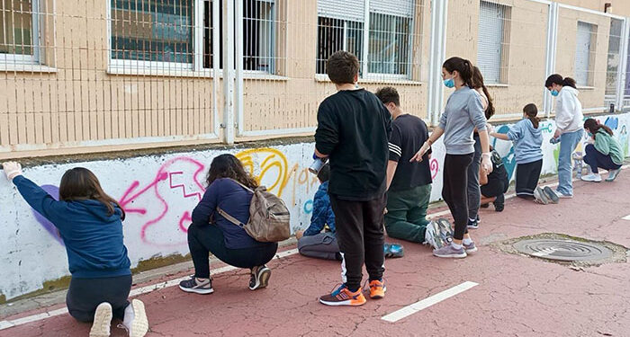 Un mural en Cabanillas para recordar que uno es de donde quiere 1 Un mural en Cabanillas para recordar que uno es de donde quiere