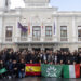 Alumnos del Liceo “Benedetto Cairoli” visitan el ayuntamiento de Guadalajara