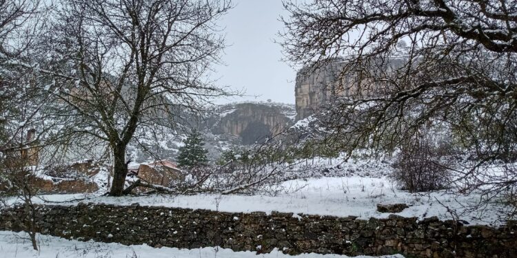 Un paseo por el nevazo en la Sierra