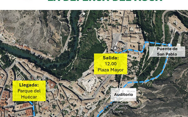 Cadena humana este domingo en Cuenca para reclamar mayor protección del agua ante la creciente contaminación por nitratos