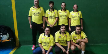 Humanes, pese a tener una jornada menos disputada, continúa líder en la Liga Provincial de Frontenis de Guadalajara