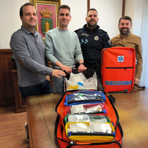 El Ayuntamiento de Cabanillas dota a la Policía Local de dos nuevos botiquines