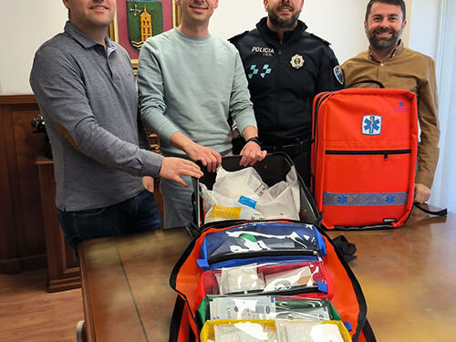 El Ayuntamiento de Cabanillas dota a la Policía Local de dos nuevos botiquines 1 El Ayuntamiento de Cabanillas dota a la Policía Local de dos nuevos botiquines