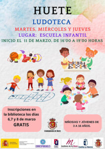 El Ayuntamiento de Huete pone en marcha la ludoteca en horario de tardes