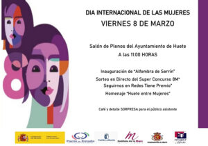 El Ayuntamiento de Huete se une a la celebración del Día de la Mujer el 8 de marzo