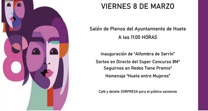 El Ayuntamiento de Huete se une a la celebración del Día de la Mujer el 8 de marzo