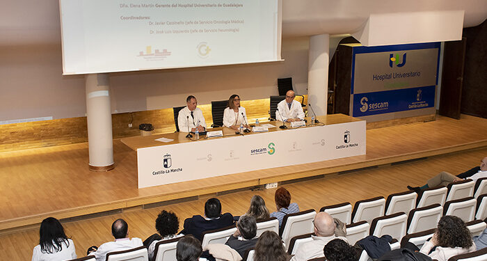 El Hospital Universitario de Guadalajara reúne a más de un centenar de profesionales para dar a conocer y debatir los avances en cáncer de pulmón