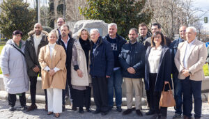 Guarinos acompaña a la Asociación de Víctimas del Terrorismo en su homenaje en Guadalajara