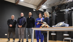 Guarinos destaca el tesón y la firmeza de Miriam Gutiérrez como mujer y deportista