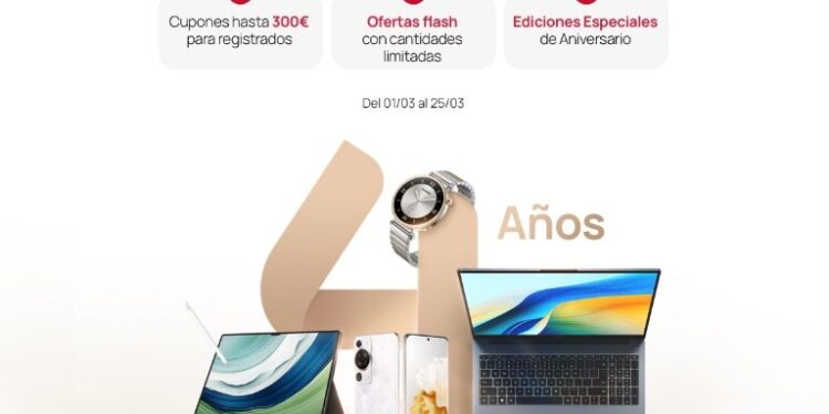 Huawei celebra el 4º Aniversario de su Store en España