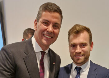 Impulsa Guadalajara, presente en un encuentro empresarial con el presidente de la República del Paraguay, Santiago Peña
